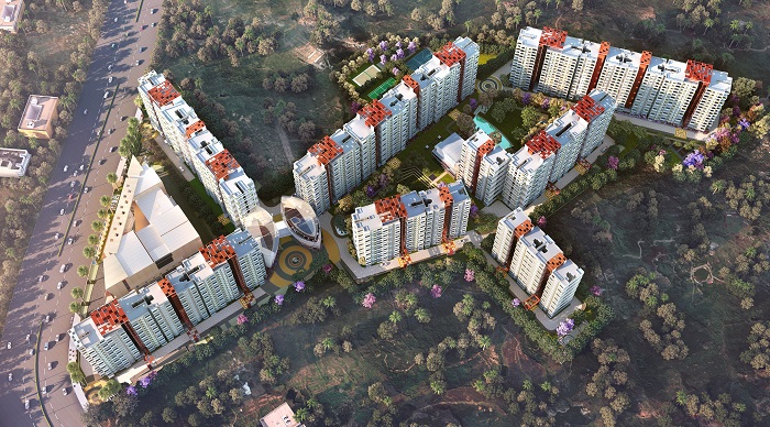 Sattva Park Cubix Bird Eye View